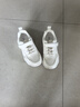 哈比熊（HOBIBEAR）童鞋小白鞋春秋儿童运动鞋男童鞋女童网面休闲鞋GS7577 白色35码 实拍图