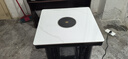 一均牌电暖桌正方形电热桌电炉取暖桌烤火桌子家用多功能冬季取暖器电暖炉烤火炉电烤炉取暖炉800*800mm 5A岩板+电陶炉+遥控+中层置物架 70*70cm 实拍图