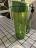 特百惠（Tupperware）茶韵500ML塑料杯男女士学生夏季运动水杯子户外便携大容量 青苔绿 实拍图