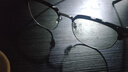 蔡司（ZEISS）镜片近视眼镜框男半框防蓝光辐射可配带散光度数眼睛女钛合金镜架 简约款 黑银 配colorein镜片防蓝光 无度数 实拍图