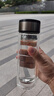 【⭐京东物流配送】高硼硅双层玻璃杯大容量泡茶杯水杯子茶水分离 【活动】 350ml 1只 实拍图