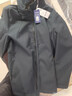 罗蒙（ROMON）【许亚军同款两面穿】夹克男春季新款牛奶丝商务休闲可拆帽外套男 031青色 2XL (185) （建议150-170斤） 实拍图