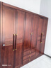 一号豪庭衣柜新中式乌金木衣柜卧室柜子实木衣柜带中抽储物柜衣橱组合家具 六门衣柜(带中抽） 乌金木 实拍图