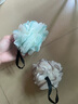 高档沐浴球大号浴花不散可爱少女泡澡球洗澡神器搓背 浅绿+浅咖 实拍图