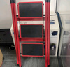 L&S 梯子家用人字梯子折叠梯凳多功能登高梯爬梯 加厚红色三步梯 实拍图