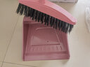 世美洁扫把套装家用塑料扫帚簸箕组合软毛不锈钢笤帚清洁刮水板 两件套经典粉 实拍图