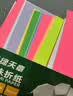 天章 （TANGO）彩纸15x15cm手工折纸70g方形20色手工DIY折剪纸送教程美术绘画涂鸦软卡纸100张 实拍图
