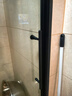 东鹏三联动淋浴房淋浴隔断小户型卫生间干湿分离玻璃隔断可下沉式 1.1-1.19米|高2米 极窄边框 边框颜色可选，枪灰/雅黑/亮银 实拍图