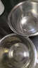 onlycook304不锈钢盆筛套装 加厚加大号食品级 洗菜盆打蛋盆 3件小号套装 实拍图