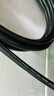 绿联六类屏蔽网线 CAT6类千兆网络连接线 工程家用电脑宽带8芯双绞抗干扰成品跳线 黑5米55174 实拍图