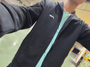 李宁（LI-NING）外套男春秋卫衣运动男开衫款宽松运动针织上衣休闲男装健身休闲服 基础黑（立领款） XL 实拍图