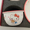 旺佰福三丽鸥凯蒂猫一人食餐具套装轻奢陶瓷饭碗盘筷子乔迁结婚生日礼物 三丽鸥一人食礼盒装-HelloKitty 实拍图
