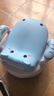 小哈伦儿童马桶婴儿坐便器婴幼儿尿盆小孩宝宝小便器3D软垫坐垫天蓝 实拍图