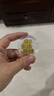 999足金2mg新款招财猫暴富黄金手机贴纸镀金创意金片礼物 公主请发财 实拍图