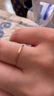 极细素圈简约戒指冷淡风学生尾戒 戒指两件装 实拍图