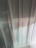 京东京造天丝绒纱帘 透光不透人半遮光窗纱客厅阳台挂钩窗帘 宽2*高2.65米 实拍图