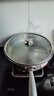 铿锵 316不锈钢平底锅家用无涂层煎锅煎蛋煎牛排烙饼锅燃气电磁炉通用 32cm无涂层煎锅【316无铆钉 实拍图