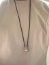 DAISY DREAM极简水滴金属吊坠黑皮绳项链女长款可调节冷淡风秋冬毛衣链配饰品 极简水滴项链 实拍图