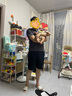 京东京造t恤男短袖男士t恤夏衣服男装白小T男女 苏超定制 深灰色 2XL 实拍图