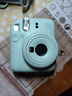 富士（FUJIFILM）立拍立得mini12 mini11/7/9升级款 相纸一次成像相机拍照生日礼物 Mini12 薄荷绿（现货） 官方标配+Ins风相框+相册+水晶壳 实拍图