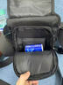 吉普（JEEP）男士斜挎包大容量单肩包2025新款高端中老年外出休闲小背包通勤包 黑色【升级侧袋】 实拍图