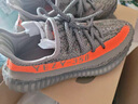 Chul taek满天星350椰子鞋男鞋秋季透气新款网面情侣款莆田休闲运动鞋子男 灰橙条：（真爆高版本） 42 实拍图