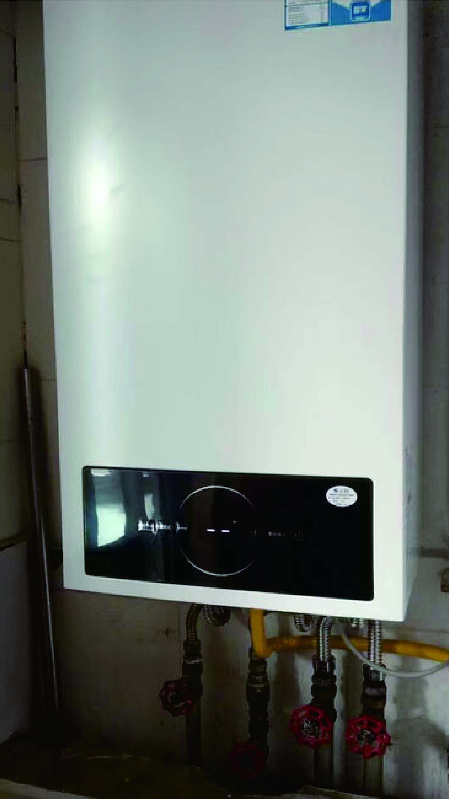 AUGUST燃气壁挂炉天然气采暖炉家用燃气热水器地暖暖气片采暖热水炉恒温平衡式供暖洗浴两用 24KW 121-180_ 实拍图