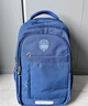 爱迪生发明家初中生书包高中学生男背包大容量减负护脊双肩包 w25-2 蓝色 实拍图