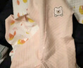 舒贝怡2件装婴儿衣服春秋新生儿连体衣满月宝宝新年哈衣周岁爬服粉色59 实拍图
