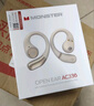 魔声（MONSTER）AC336无线蓝牙耳机 挂耳式骨传导开放式不入耳真无线防水防汗运动跑步降噪耳夹式 典雅白 实拍图