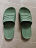 酷趣（Coqui）拖鞋女情侣家居轻便软弹舒适浴室凉拖鞋女款牛油果绿37-38CQ7922 实拍图