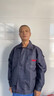 领灿工作服套装男劳保服长袖春秋冬车间工人工厂耐磨工装汽修建筑工地 丝A518藏蓝 2XL /180 套装 实拍图