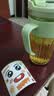 玻璃水杯女生耐高温茶水分离办公室泡茶杯子带把手便携大肚吸管杯 绿色 实拍图