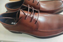 百丽通勤商务皮鞋男秋冬新商场款牛皮正装鞋婚鞋CF01DCM9预售 绅士棕 41 (255mm) 实拍图