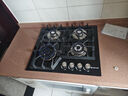 COOTAW三眼燃气灶四眼家用嵌入式不锈钢定时煤气炉多头灶具炉灶 双灶触控款 液化气 实拍图