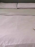 TEENIE WEENIE小熊全棉水洗棉四件套纯棉100%床单床笠被套罩枕套床品宿舍三件套 海盐微风 香芋紫+中灰 1.8m床 床笠款 被套200*230cm 实拍图