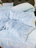 南极人冬季牛奶绒被子1.5米x2米可拆洗加厚冬被宿舍单人保暖棉被芯被褥 大方格蓝【加厚保暖 可拆洗】 150x200cm【被套+棉被】重约7斤 实拍图