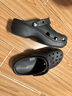 卡骆驰（crocs）经典云朵Clog女沙滩洞洞鞋凉拖鞋206750 206750-001  36  实拍图