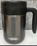 膳魔师（THERMOS）保温杯子500ml带茶漏真空不锈钢桌面马克咖啡泡茶杯TCMF-501 BK 实拍图