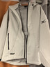 美津浓（MIZUNO）户外春秋锋衣男女防风防水风衣情侣外套 米白 XL 实拍图