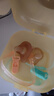 HIHIDEFRIENDS宝宝安抚奶嘴小熊硅胶防掉链婴儿牙胶磨牙棒防丢绳子夹子固定器 果冻橙*1+晴天蓝*1 实拍图