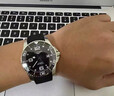 浪琴（LONGINES）【99新京东正品】浪琴男士手表康卡斯系列奢侈品牌送礼300米防水夜光自动机械运动休闲石英瑞士世界名表 【41石英黑】后配胶带扣L3.740.4.56.6 实拍图