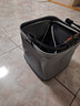 钓哈哈（Diaohaha） 加厚EVA钓鱼打水桶可折叠方形鱼桶带绳网盖活鱼桶便携装鱼桶 24加厚底灰色提手款 实拍图