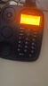 摩托罗拉（Motorola）数字无绳电话机 无线座机 子母机一拖一 办公家用 内线对讲 大屏幕清晰免提固话套装CL101C(黑色) 实拍图