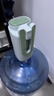 双枪抽水器桶装水办公家用饮水机电动抽水泵压水器定量可折叠浅绿色 实拍图