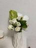京东鲜花花瓶陶瓷摆件高级感简约奶油风水培插花鲜花玫瑰客厅餐桌装饰花器 实拍图