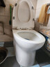 四季沐歌（MICOE） 普通马桶节水大冲力卫浴虹吸式家用马桶缓降静音连体式坐便器 【抗菌款】一级水效飓风冲力-107 305/300mm 实拍图