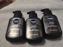 妮维雅（NIVEA）男士洗面奶保湿收缩毛孔深黑DEEP控油细致毛孔洁面三支套装 实拍图