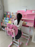 优衡 儿童学习桌小学生书桌6-18岁写字桌升降家用写字桌椅套装ETZY-03 80桌宽+追脊座椅/学霸粉-顶配款 实拍图