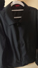 罗蒙（ROMON）外套男士秋季商务休闲中青年通勤棒球服上衣行政夹克男SJ88黑XL 实拍图